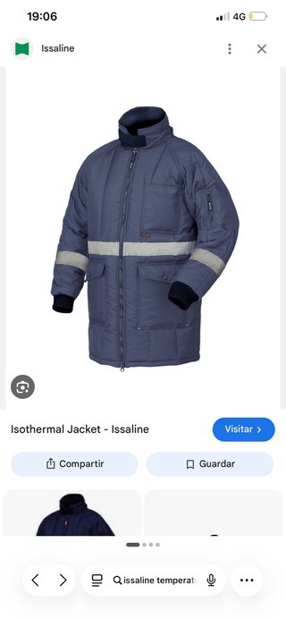 Chaqueta Issaline Térmica Azul xl, L, xxl