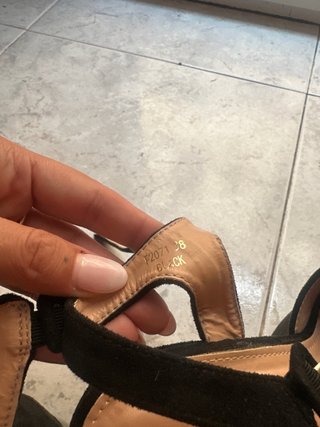 Zapatos de tacón negros plataforma