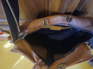 Bolso de viaje de cuero grande