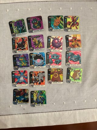 Lote Pokémon Staks Panini + Caja Organizadora