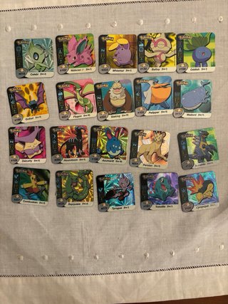 Lote Pokémon Staks Panini + Caja Organizadora