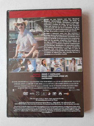 Dallas Buyers Club. Película DVD, drama