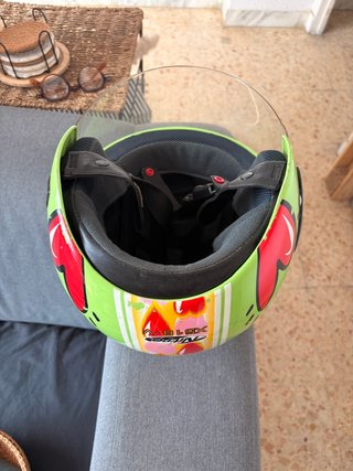 Casco Nitro Verde con Diseño