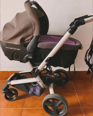 Silla de coche para bebé púrpura