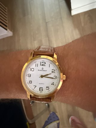 Reloj Radiant Dorado y Marrón