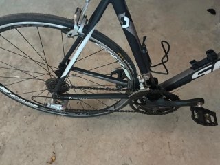 Bicicleta Scott Negra y Blanca