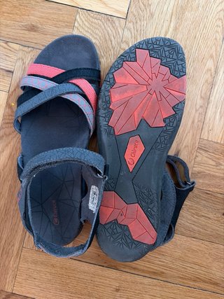 Sandalias Chiruca mujer grises y rosas