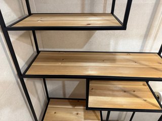 Estantería Industrial Banak Importa Madera y Metal