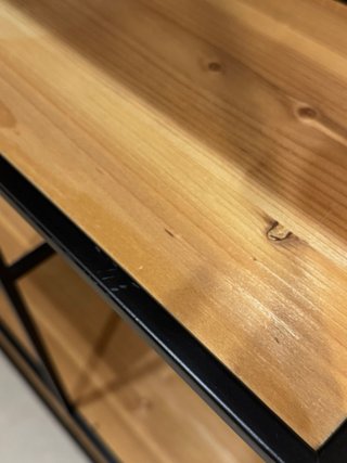Estantería Industrial Banak Importa Madera y Metal