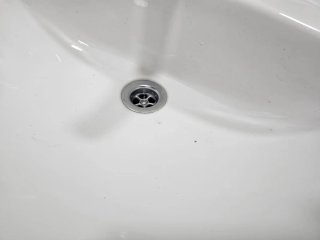 Mueble de baño con lavabo de mármol