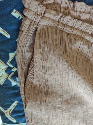 Pantalón Zara Rosa Ancho Verano Talla XS