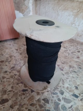 Rollo Tira Elástica Negra 10mm