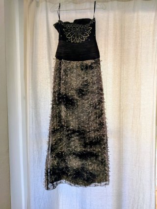 Vestido fiesta palabra de honor talla 38-40