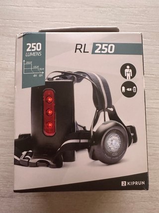 Linterna frontal y trasera Kiprun RL 250