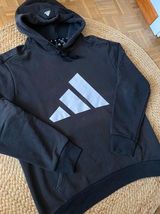 Sudadera con capucha Adidas negra - Talla L