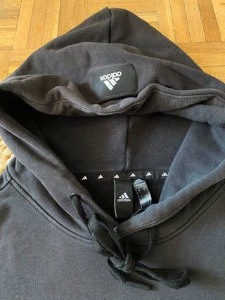 Sudadera con capucha Adidas negra - Talla L