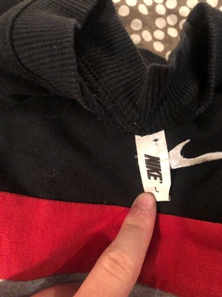 Sudadera Nike Air Negra y Gris