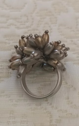 Anello vintage argento sterling artigianale