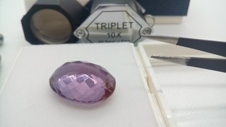 Crisoberilo Alejandrita Creada Oval 16.75 Cts