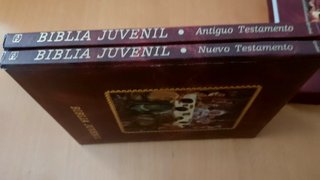 Biblia Juvenil ilustrada Colección 2 tomos tapa