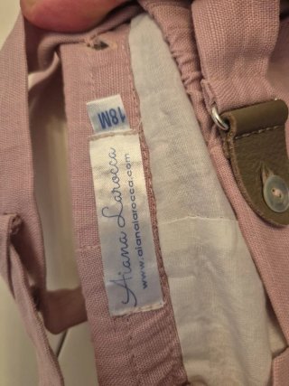 Conjunto bebé niño camisa y pantalón rosa