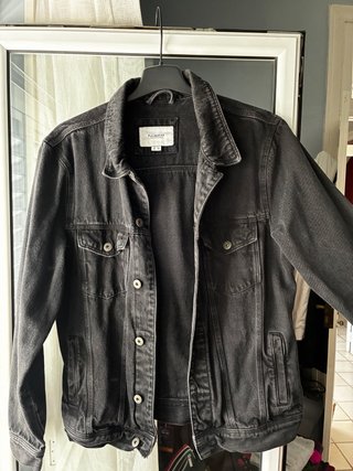 Chaqueta vaquera negra Pull&Bear