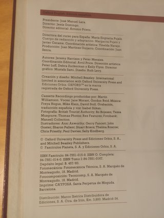 Curso de inglés Oxford English (libros y casetes)