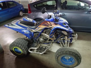 Quad Yamaha Raptor Azul 660 r