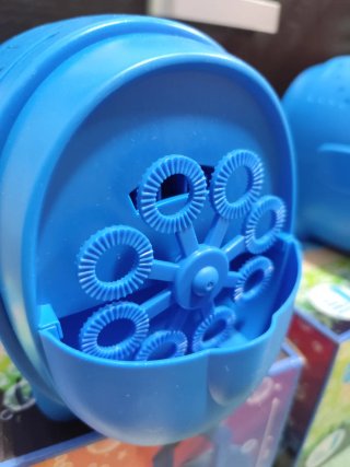 Máquina de Burbujas Azul