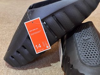 Nike MIND 001 Slide Triple Black Hombre 48.5 Nueva