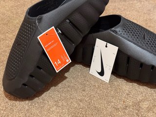 Nike MIND 001 Slide Triple Black Hombre 48.5 Nueva
