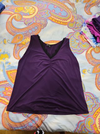 Top tirantes SPG morado talla 2XL(54)