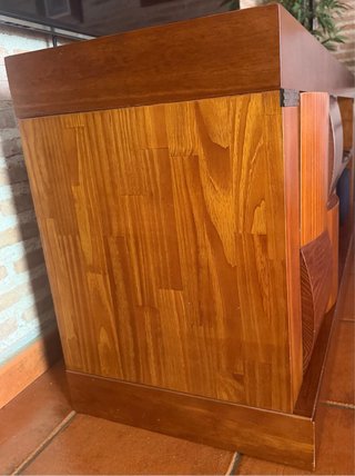 Mesa TV Madera Cerezo Diseño