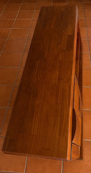 Mesa TV Madera Cerezo Diseño