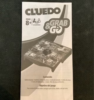 Juego de mesa Cluedo