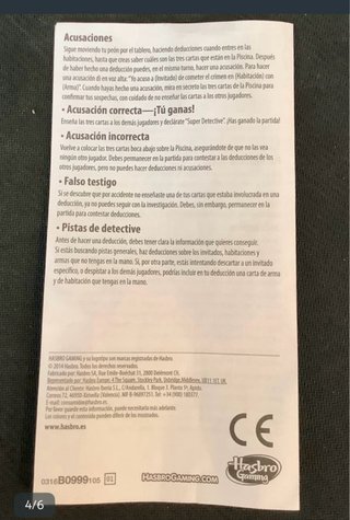 Juego de mesa Cluedo