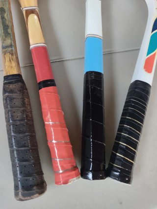 4 Raquetas Tenis Madera decoracion Vintage Colecci