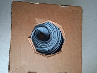 Funda trenzada Interflex gris DN20 25m