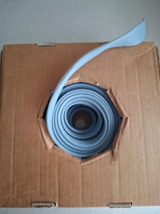 Funda trenzada Interflex gris DN20 25m