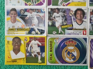 Lote cromos fútbol Real Madrid Panini