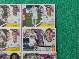 Lote cromos fútbol Real Madrid Panini