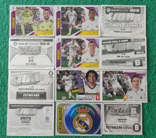 Lote cromos fútbol Real Madrid Panini