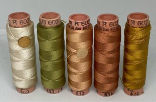 Lote 5 bobinas hilo Gutermann R 603