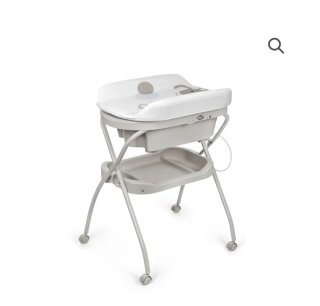 Bañera bebé con soporte y ruedas