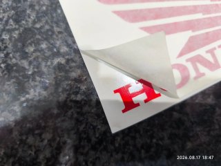 Pegatina Logo Honda Rojo
