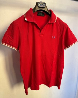 Polo Fred Perry Uomo Rosso M
