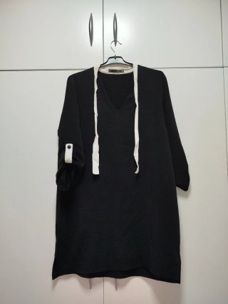 Vestido negro Zara Talla L/XL