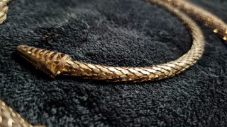 Conjunto Vintage Collar y Cinturón Serpiente