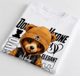 Camiseta Oso Urbano Tallas S, M, L