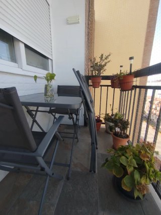 Conjunto mesa y sillas plegables exterior